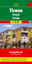 Tirana Albania Travel Map