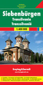 Transylvania at 1:400,000 on a large road map from Freytag & Berndt, with a separate booklet providing extensive index, including historical place names, plus street plans of city centres in the region’s five main towns, Arad, Brasov, Cluj-Napoca, Oradea, Sibiu and Timisoara.

All towns and villages are shown with their old historical Hungarian names, with many also given their old German versions. South-western part of the region around the Iron Gate gorges of the Danube is shown as an inset. Subtle relief shading, with names of peaks and mountain ranges presents the topography. Road network shows many local roads, with scenic routes highlighted. Symbols indicate various places of interest, including campsites. Latitude and longitude grid is at 30’ intervals. Map legend includes English. 

A booklet attached to the cover includes small street plans, highlighting various places of interest in the centres of Arad, Brasov, Cluj-Napoca, Oradea, Sibiu, and Timisoara, plus an index of place names, listing both the current and the historical versions. 
