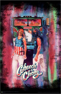 Cheech & Chong Watercolor Stripe Mini Poster 11" x 17"