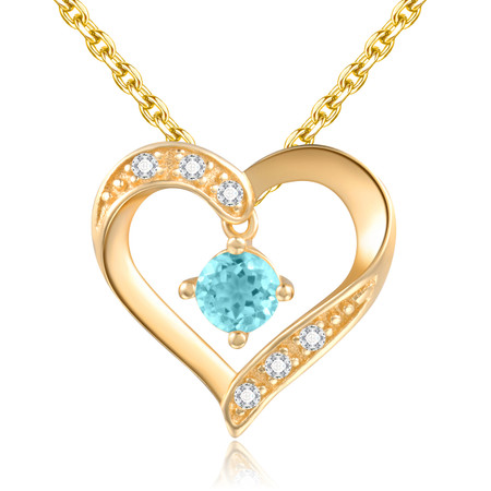 Diamond Classic Jewelry Diamond Heart Pendant Necklace 1/10 cttw in  Sterling India | Ubuy