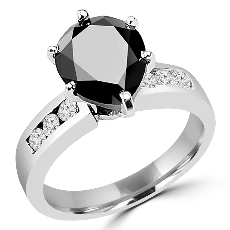 1.30 Carat Princess Cut Diamond Channel Set Engagement Ring – Van Rijk