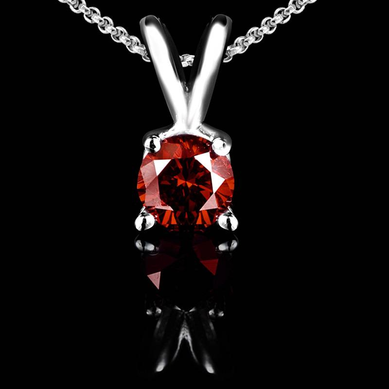 Red Diamond Necklace | Bijoux Majesty