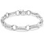 Round Cut Diamond 4-Prong Fashion Tennis Bracelet in White Gold - #B1280-W