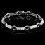 Round Cut Diamond 4-Prong Fashion Tennis Bracelet in White Gold - #B1280-W