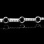 Round Cut Diamond 4-Prong Fashion Tennis Bracelet in White Gold - #B1280-W