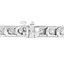 Round Cut Diamond Multi-Stone 4-Prong Vintage Fashion Tennis Bracelet in White Gold - #MIR-B-1859-W