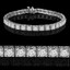 Round Cut Diamond Multi-Stone 4-Prong Vintage Fashion Tennis Bracelet in White Gold - #MIR-B-1859-W