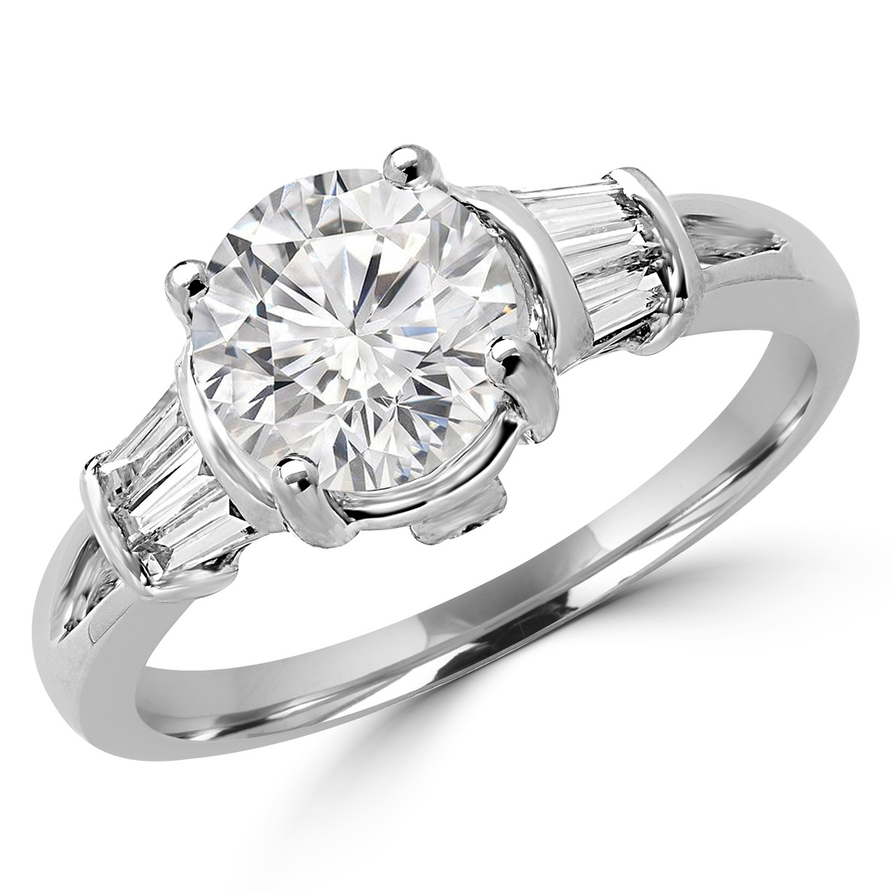 Round Diamond Engagement Rings Bijoux Majesty