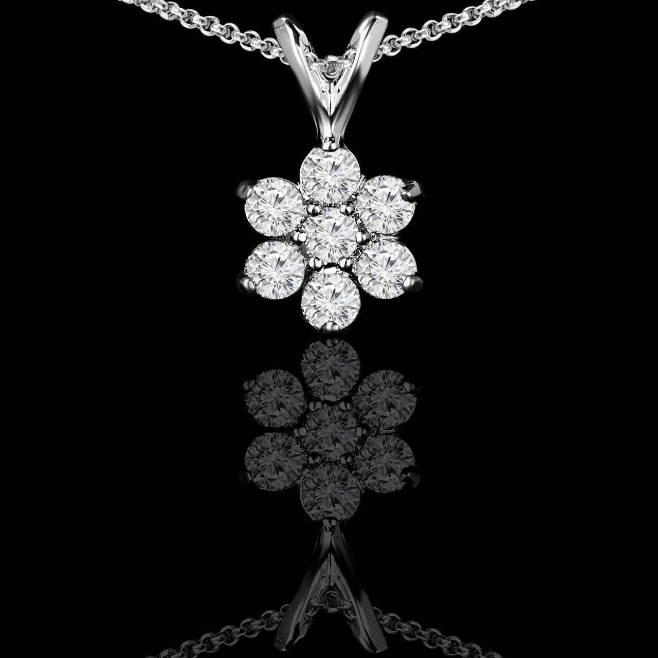 Buy Sparkling Star Diamond Necklace Online | CaratLane