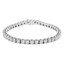 Round Cut Diamond 4-Prong Classic Tennis Bracelet in White Gold - #B424-W