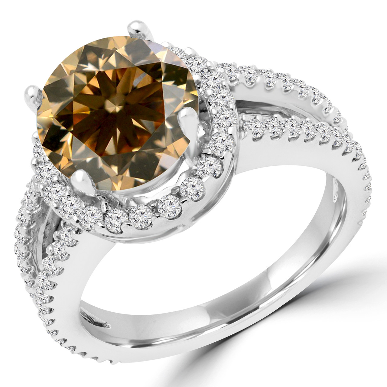 Champagne Engagement Ring | Bijoux Majesty
