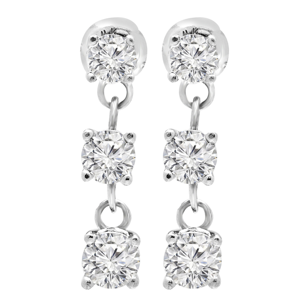 Dangle Stud Earrings Bijoux Majesty
