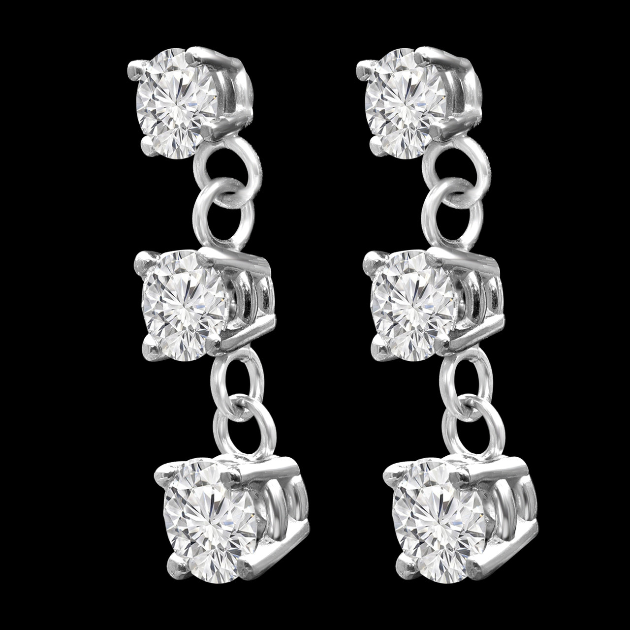 Dangle Stud Earrings Bijoux Majesty