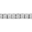 Radiant Cut Diamond Bar Set Tennis Bracelet in White Gold - #B-619-W
