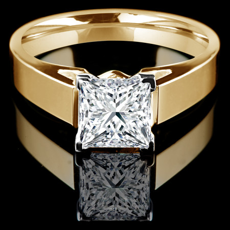 Cathedral Setting Diamond Ring | Bijoux Majesty