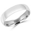 6.0 MM Polished Mens Comfort Fit Wedding Band Ring in White Gold - #J101-520G-W