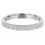 Round Cut Diamond Semi-Eternity Shared-Prong Wedding Band Ring in White Gold - #HR4433-W