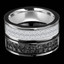 Princess Cut Diamond Multi-Stone Invisible-Set Wedding Band Ring in White Gold - #HR10086-W