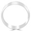 6.0 MM Polished Mens Comfort Fit Wedding Band Ring in White Gold - #J101-620G-W