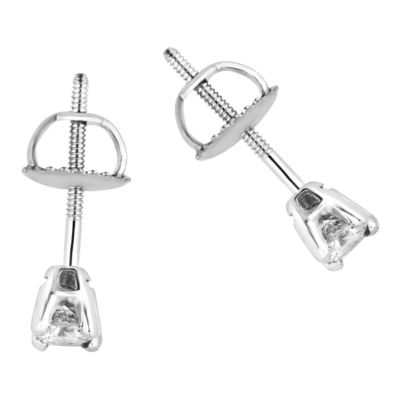 Stud Earrings With Screw Backs Bijoux Majesty