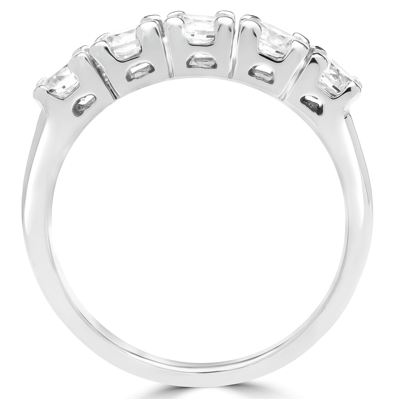 Half Eternity Wedding Band Bijoux Majesty