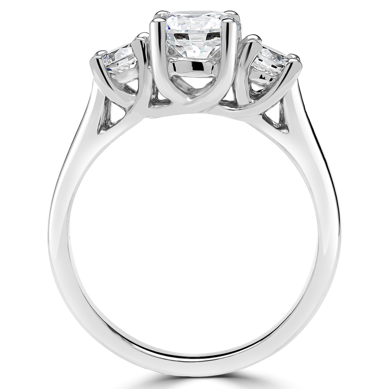 Trellis Setting Engagement Ring Bijoux Majesty