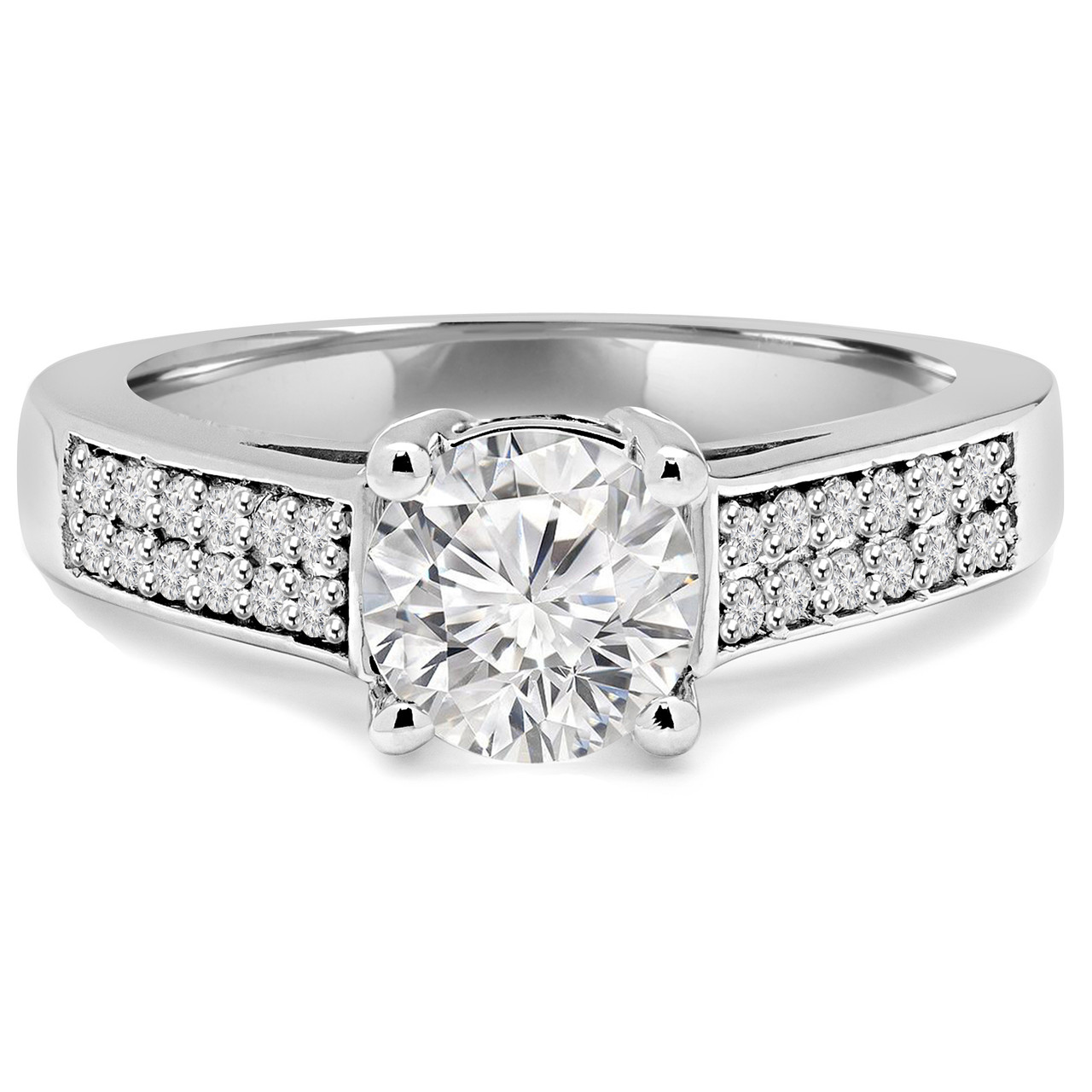 Trellis Diamond Engagement Ring Bijoux Majesty
