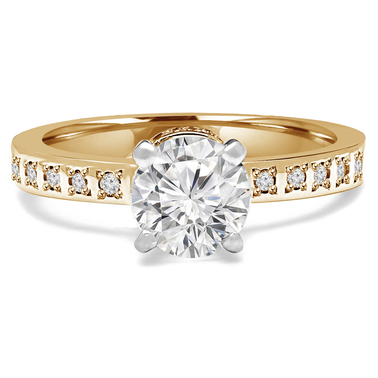 Flush Engagement Rings Bijoux Majesty