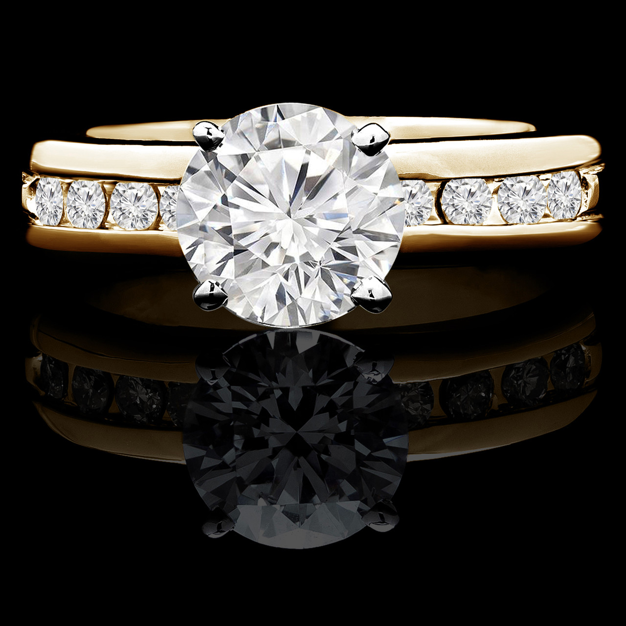 High Set Engagement Ring Bijoux Majesty