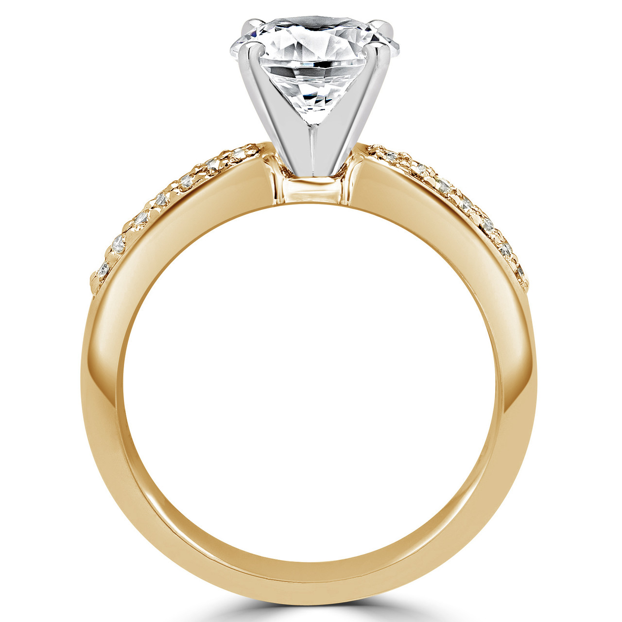 High Setting Engagement Ring Bijoux Majesty
