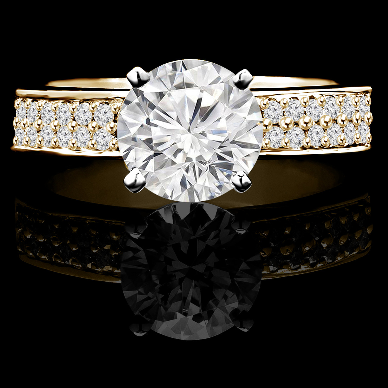 High Setting Engagement Ring Bijoux Majesty
