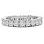 Round Cut Diamond Full-Eternity Wedding Band Ring in White Gold - #1438L-W
