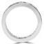 Round Cut Diamond Full-Eternity 4-Prong Wedding Band Ring in White Gold - #1982L-W