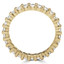 Round Cut Diamond Full-Eternity Shared-Prong Wedding Band Ring in Yellow Gold - #2444L-Y