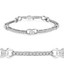 Round Cut Diamond 4-Prong Tennis Bracelet in White Gold - #B1913-W