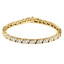 Round Cut Diamond 3-Prong Classic Tennis Bracelet in Yellow Gold - #B623-Y