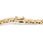 Round Cut Diamond 3-Prong Classic Tennis Bracelet in Yellow Gold - #B623-Y