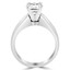 Round Cut Diamond Solitaire 4-Prong Engagement Ring in White Gold - #1428L-W