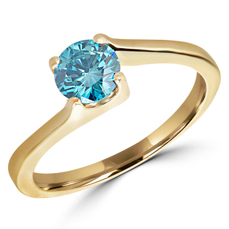 Ocean blue diamond ring best sale