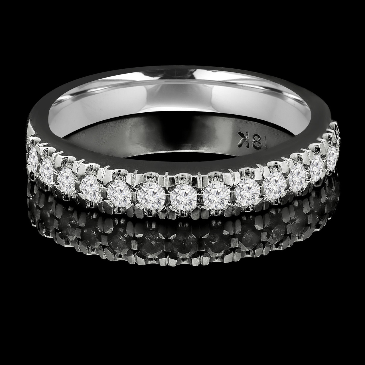 Semi Eternity Diamond Band Bijoux Majesty