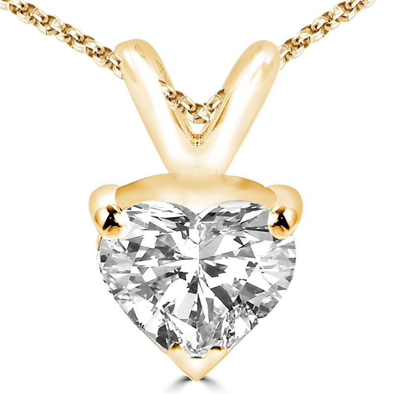 Heart Diamond Necklace | Bijoux Majesty