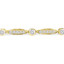 Round Cut Diamond Shared-Prong Fashion Tennis Bracelet in Yellow Gold - #B1741-Y