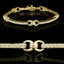 Round Cut Diamond 4-Prong Tennis Bracelet in Yellow Gold - #B1913-Y