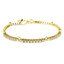 Round Cut Diamond 4-Prong 3-Row Tennis Bracelet in Yellow Gold - #B2260-Y