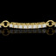 Round Cut Diamond 4-Prong 3-Row Tennis Bracelet in Yellow Gold - #B2260-Y