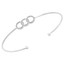 Round Cut Diamond Bracelet 14K White Gold  - #HDBN91179