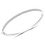 Round Cut Diamond Bracelet 14K White Gold  - #HDBN1043