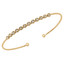 Round Cut Diamond Bracelet 14K Yellow Gold  - #RDBN1168