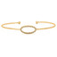 Round Cut Diamond Bracelet 14K Yellow Gold  - #RDBN1189