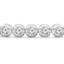 Round Cut Diamond Fashion Tennis Bracelet in White Gold - #BRACE-A1246-W